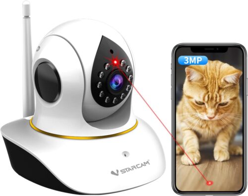 pet camera with laser