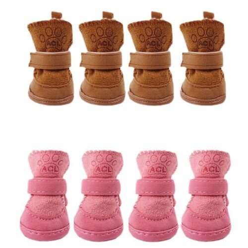 Winter Boots For Cats And Dogs 4pc